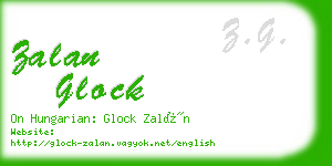 zalan glock business card